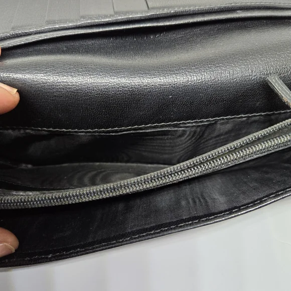 Gucci G Leather long Bifold wallet Black - Picture 3 of 9